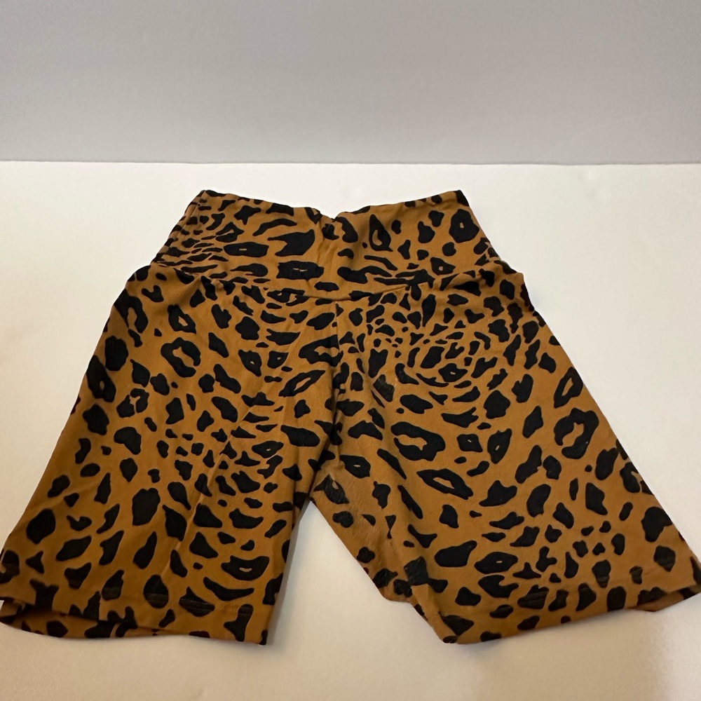 Booty by Brabants Brown and Black Leopard Bike Shorts